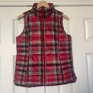 Land’s End Tartan Plaid Vest